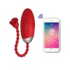 Telefon Kontrollü Yumurta Vibratör Kırmızı