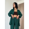 Zümrüt Alice Gömlek Ve Bol Kesim Pantolon Takım