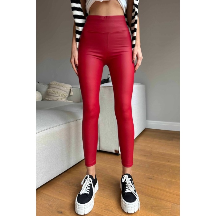 Kadın Yüksek Bel Içi şardonlu Fırsat ürün Toparlayıcı Tayt