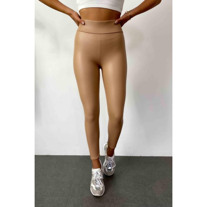 Kadın Yüksek Bel Içi şardonlu Fırsat ürün Toparlayıcı Tayt