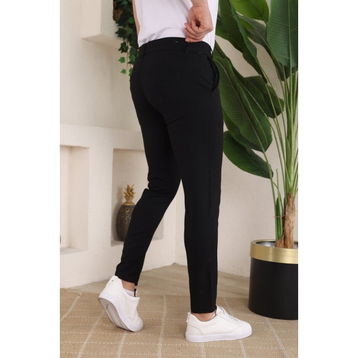 Erkek Slim Fit Dilli Kumaş Pantolon