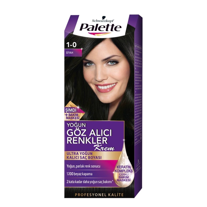 Palette Natural Göz Alıcı 1-0 Siyah