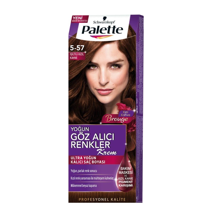 Palette Natural Göz Alıcı 5-57 Işıl.Kızıl Kahve