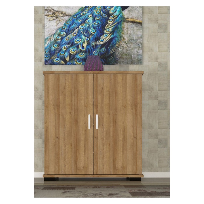 2 Kapaklı 4 Raflı Ayakkabılık