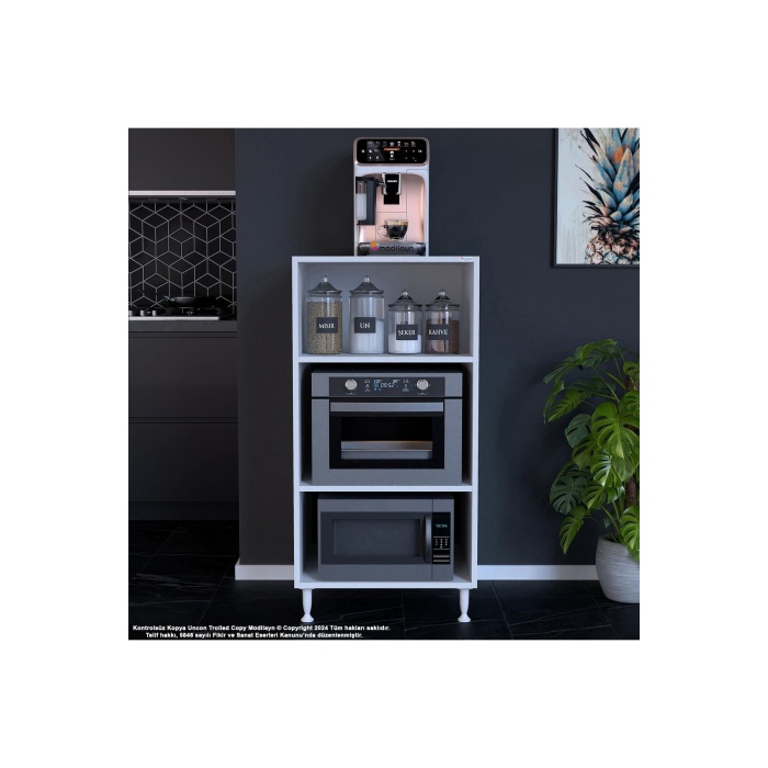 Silva 59,6 X 119,2 X 56 Cm Ankastre Fırın Ve Mutfak Dolabı