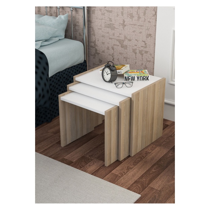 Zigon Sehpa 3 Lü Sehpa