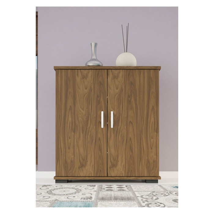 MODİLAYN 70 x 76 x 32 cm 3 Raflı 2 Kapalı Ayakkabı Dolabı Kiler Dolabı