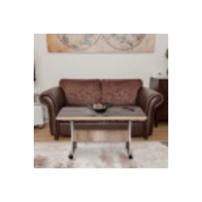 Eliusta Tekerlekli Mdf Masa %100 Mdf Orta Sehpa Salon Masa Sehpa