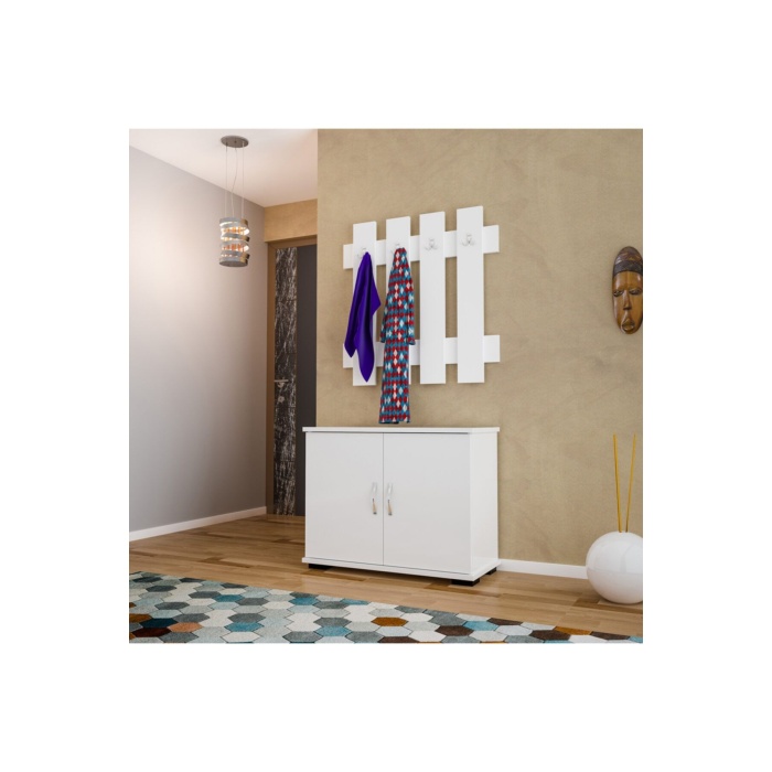 Cesta Modilayn Ard-116 Portmanto Ayakkabılık Askılıklı Ayakkabılık