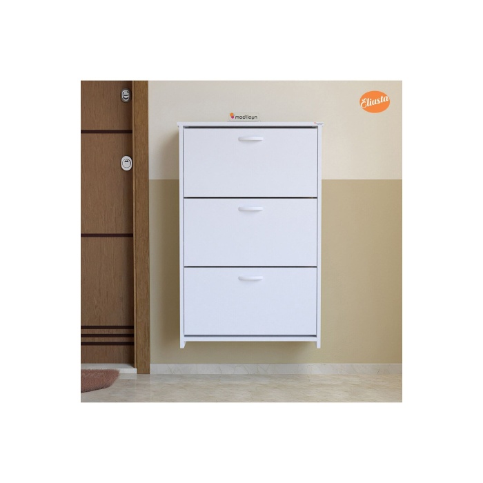 Mihra Kapı Önü Asma Düşer Kapaklı Ayakkabılık Ayakkabı Dolabı