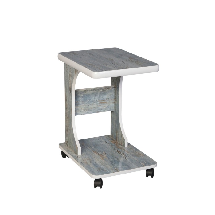 ELİUSTA TEKERLEKLİ MDF C OFİS SEHPASI