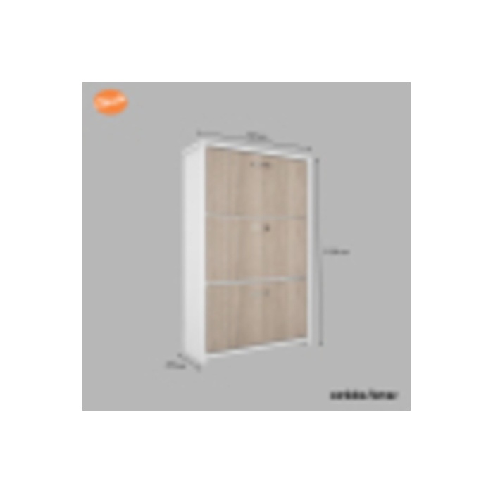 Düşer Kapaklı Ayakkabılık 3 Kapaklı