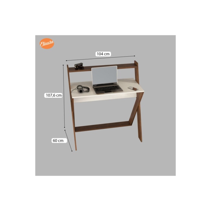 Cordoba Beyaz X Bilgisayar Çalışma Masası Ard310