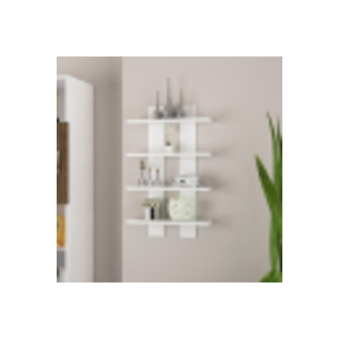 4 Lü Duvar Rafı Duvar Ünitesi