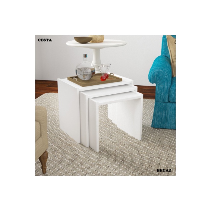 3 Lü Zigon Sehpa Takımı