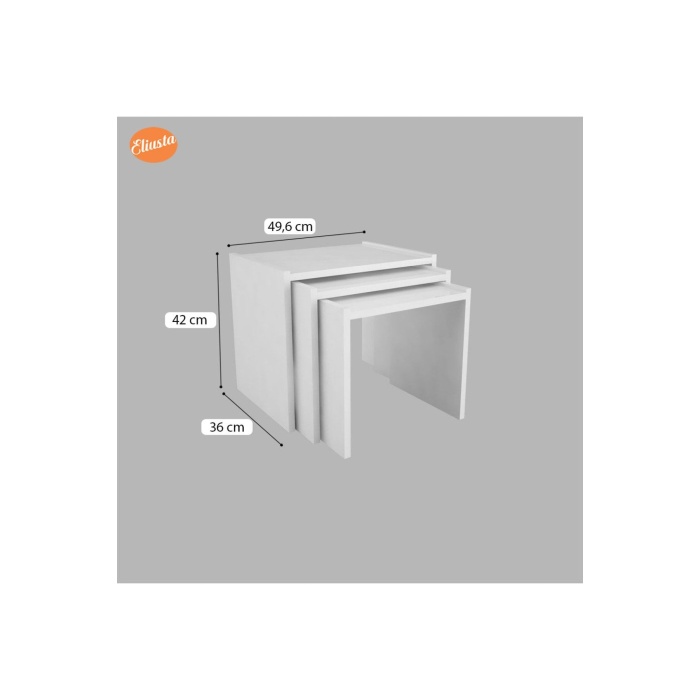 3 Lü Zigon Sehpa Takımı