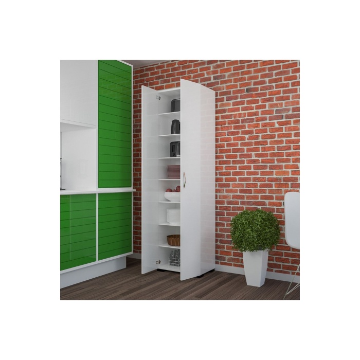 8 Raflı Çok Amaçlı Dolap