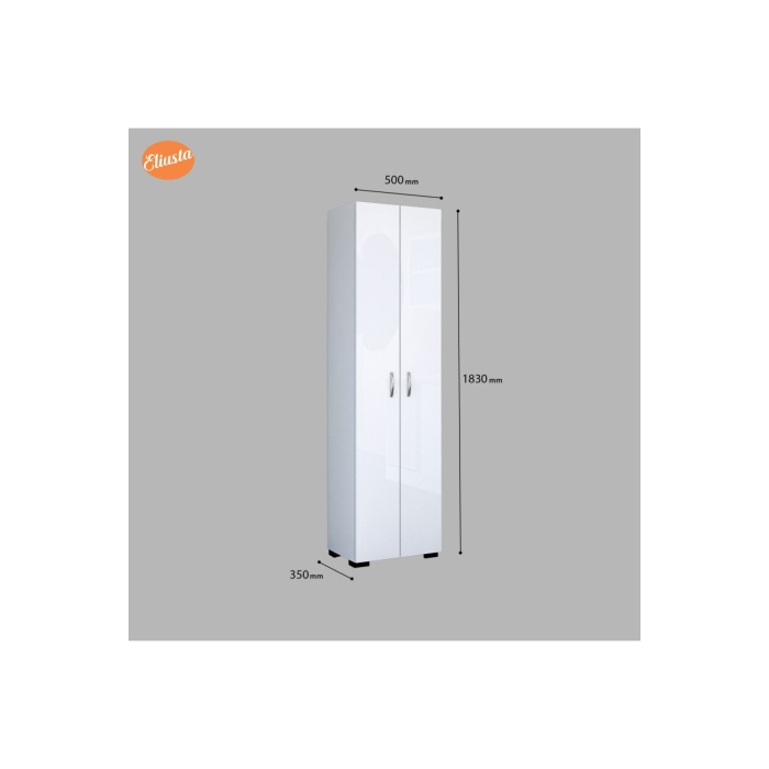 8 Raflı Çok Amaçlı Dolap