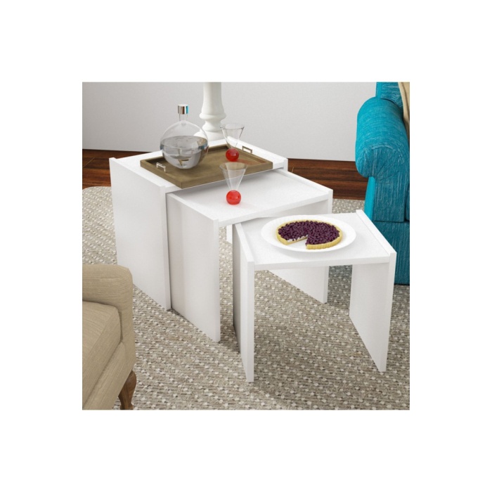 Zigon Sehpa 3 Lü Sehpa