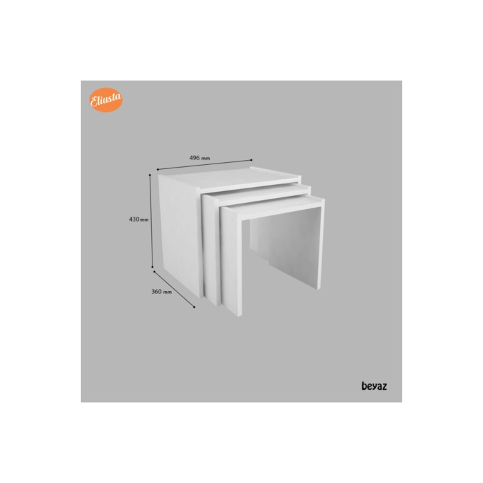 3 Lü Zigon Sehpa Ard-301