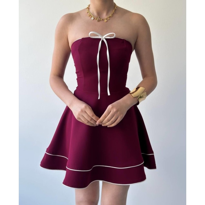 Yuna Straplez Elbise