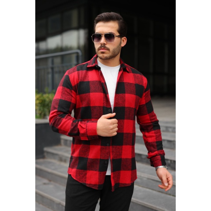 Erkek Ekose Desenli Oduncu Gömlek