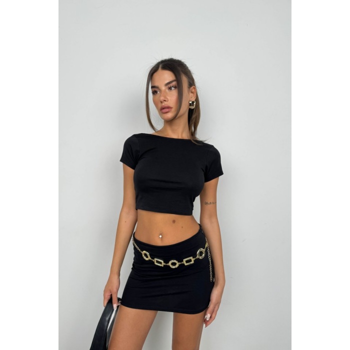 Yarım Kol Basic T-Shirt