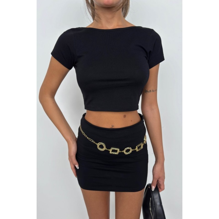 Yarım Kol Basic T-Shirt