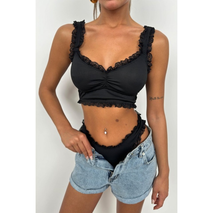 Dantel Detaylı Büstiyer