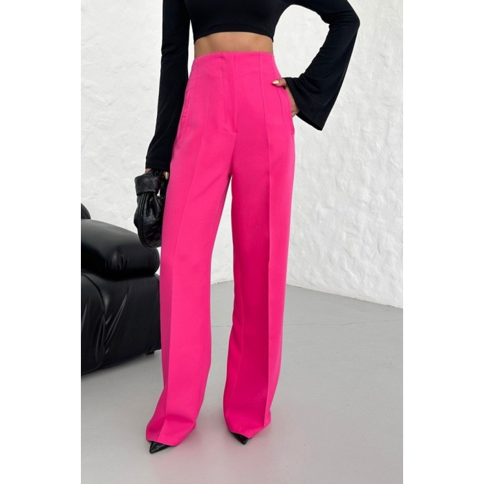 Yüksek Bel Pensli̇ Palazzo Pantolon