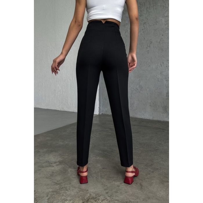 Yüksek Bel Pensli̇ Pantolon