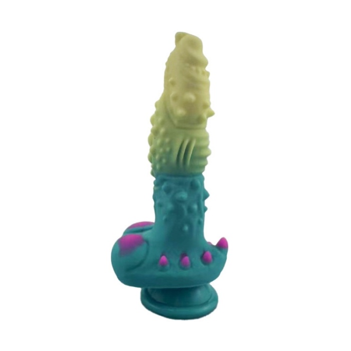 Yeşil Mavi Canavar Dildo Model 2