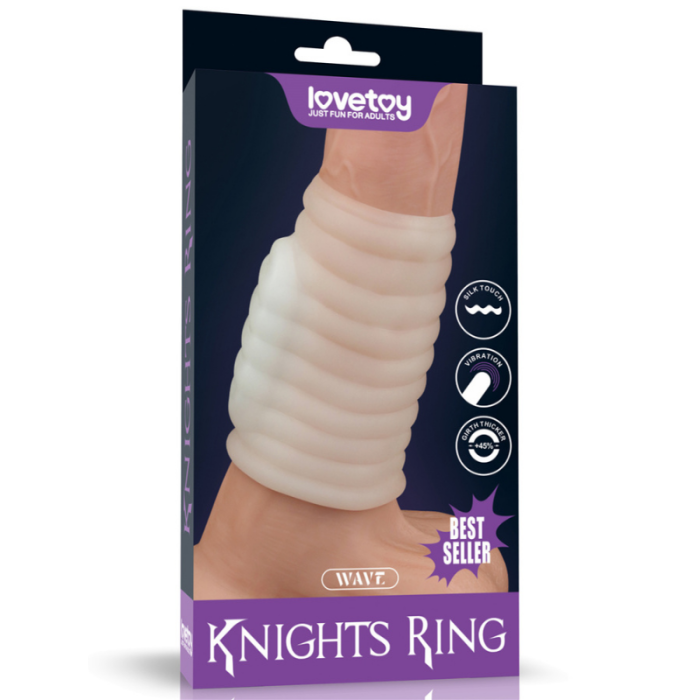 Vibrating Wave Knights Ring (Beyaz)