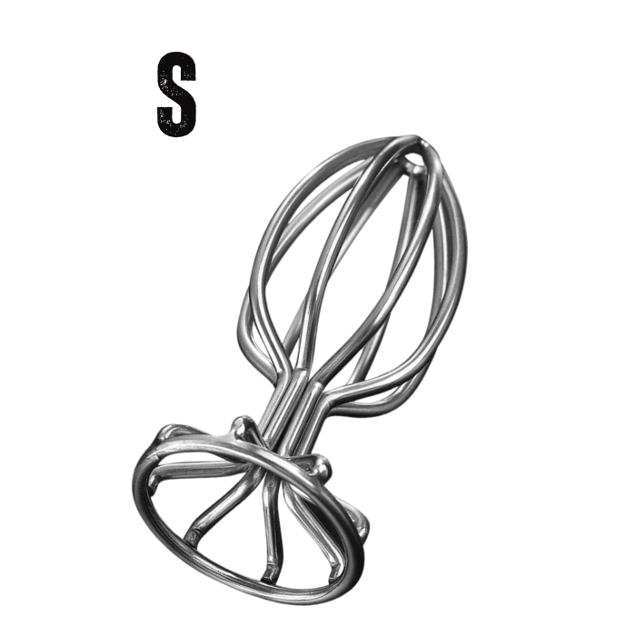 Paslanmaz Çelik İçi Boş Tasarım Pürüzsüz Silver Küçük Boy Metal Anal Butt Plug