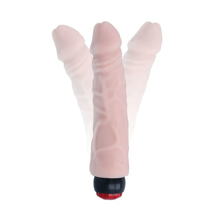 Ultra Gerçekçi Dokulu Güçlü Titreşimli Klasik Kalın Realistik Vibratör Penis 24 CM