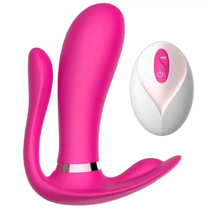 Şarjlı Isıtmalı Kablosuz Kumandalı Anal Vajina Klitoris Uyarıcı Giyilebilir 3 in 1 Panty Vibratör