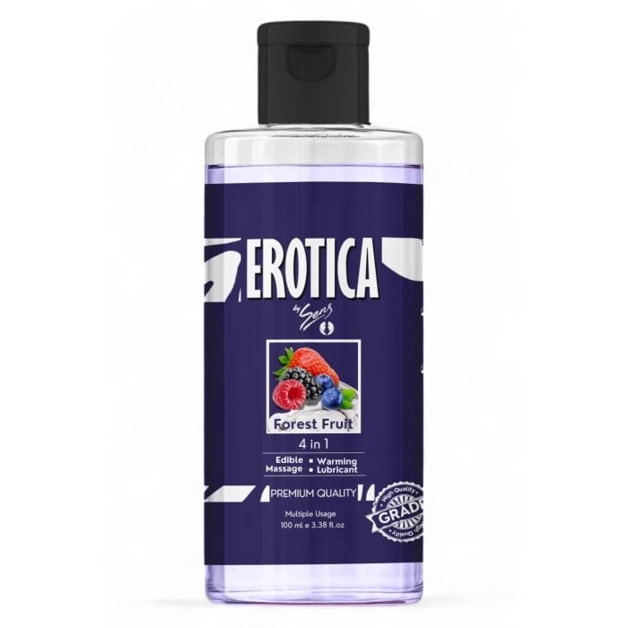 Forest Fruit 4 in 1 WB Lube 100 ml by Sens Su Bazlı Orman Meyve Aromalı Kayganlaştırıcı Masaj Jeli