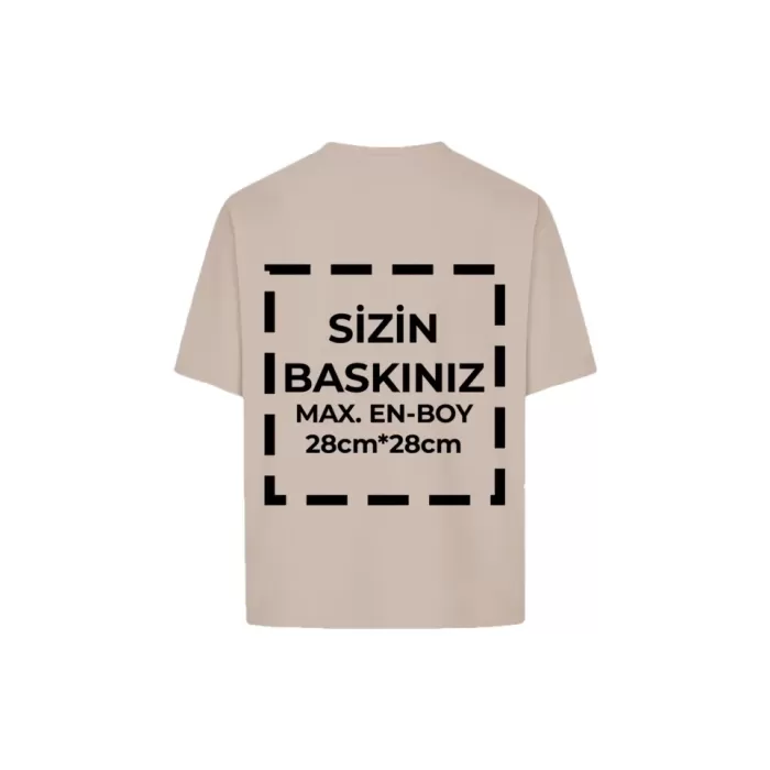 Tişört Tasarla 24/1 Kumaş - Bej