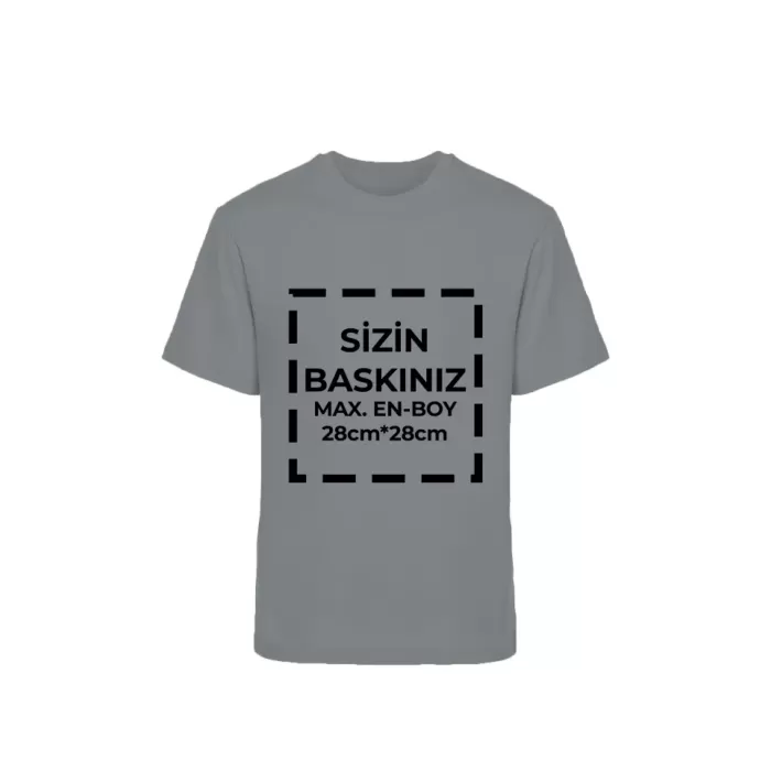 Tişört Tasarla 20/1 Kumaş - Füme