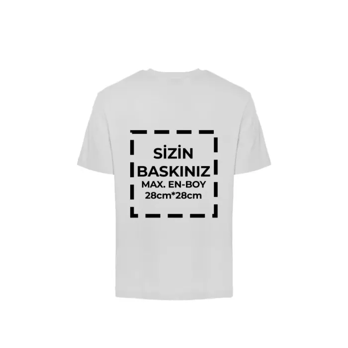 Tişört Tasarla 20/1 Kumaş - Boyalı Gri