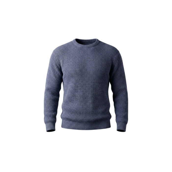 Erkek Bisiklet Yaka Örme Kazak