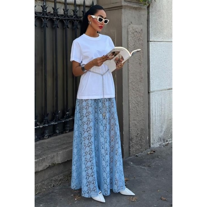 Maxi Dantel Etek 4047