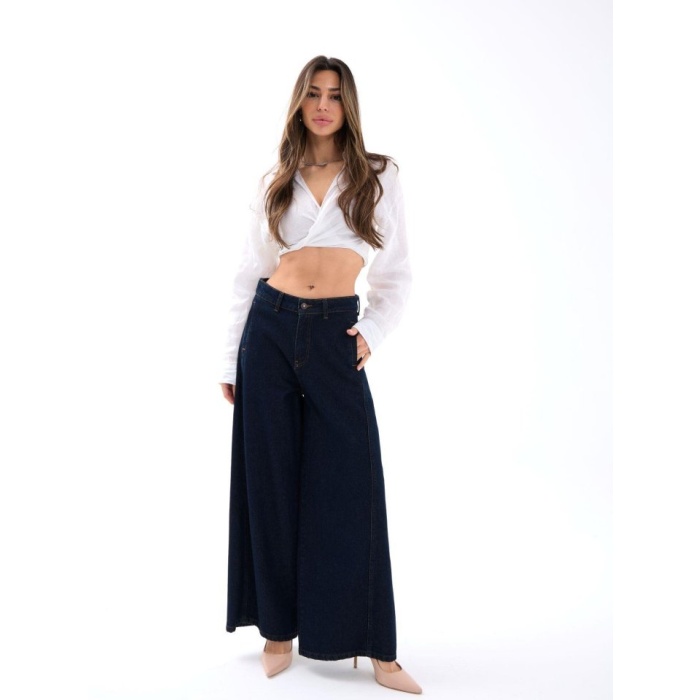 7437 KOT PANTOLON-MAVİ