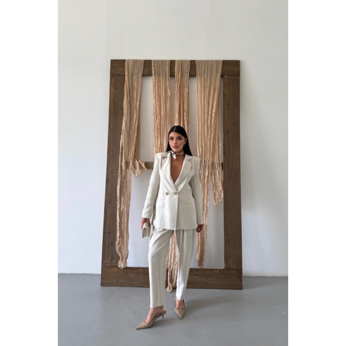 KETEN CEKET - PANTOLON TAKIM - Ham