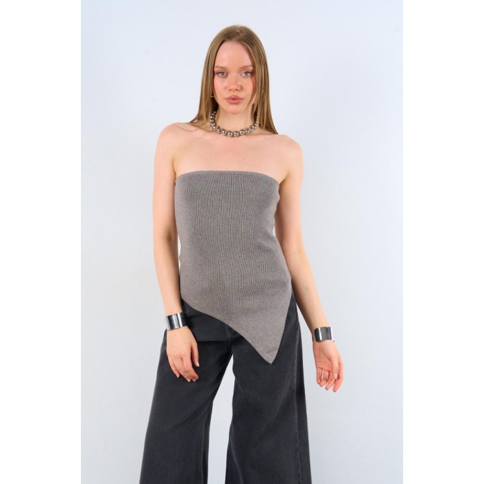 Yanı Uzun Atlet - Orta Gri