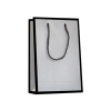 26x40x8 Karton Çanta 10lu -Mat Gümüş-