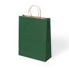 25x12x31 Büküm Saplı Poşet -Yeşil-