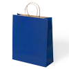 45x12x50 Büküm Saplı Poşet -Lacivert-