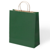 45x12x50 Büküm Saplı Poşet -Yeşil-