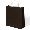 45x12x50 Büküm Saplı Poşet- Siyah-